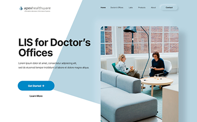 mobile first web design example