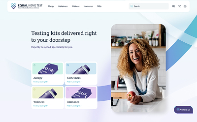 mobile first web design example