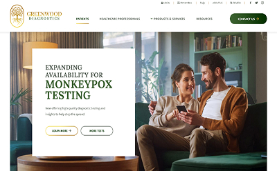 mobile first web design example