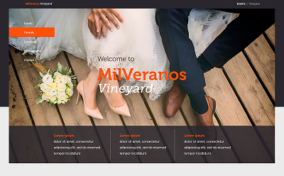 mobile first web design example