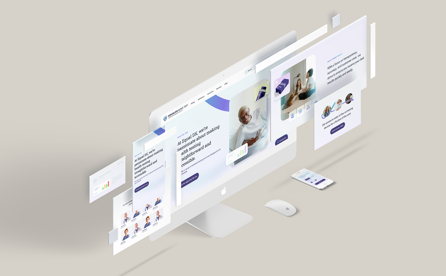 Website redesign example