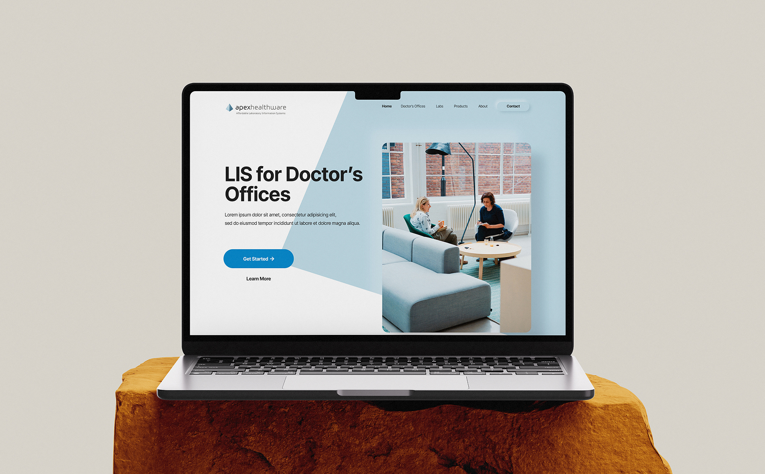 Website design example